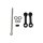 Billet Tank Lift Kit 2,5" Lift Sportster Black Powder Coated