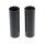 Upper Fork Cover Middle Version, use without OEM Headlamp Mask and OEM Turn Signals Black Gloss Powder Coated