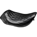 Bare Bones Solo Seat Diamond Stitch Black Vinyl