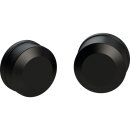 Rear Axle Cover Set Black Powder Coated