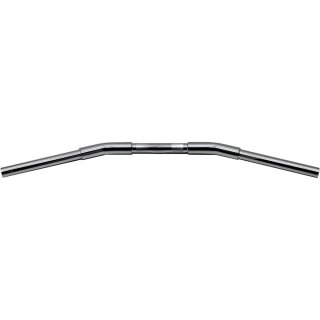 Fat Drag Bar Handlebar with 1" Clamp Diameter Chrome 1 1/4" Throttle By Wire