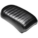 Bare Bones Pillion Pad Pleated Stitch Black Vinyl