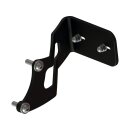 Medium Seitlicher Kennzeichenhalter Flat Black Powder Coated