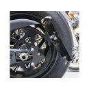 Medium Seitlicher Kennzeichenhalter Flat Black Powder Coated