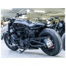 Medium Seitlicher Kennzeichenhalter Flat Black Powder Coated