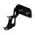 Medium Seitlicher Kennzeichenhalter Flat Black Powder Coated