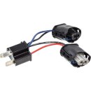 Female H9 and H11 to Male H4 Connector Headlight Adapter...