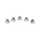 CHROME 12 POINT NUT, 1/4-28 - 25 PACK