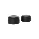 Smooth Rear Axle Cover without Ricks Logo Black Satin