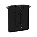 ALL-IN-ONE NANO License Plate Base Plate 3 in 1 and License Plate Light, Swiss Size Black Anodized