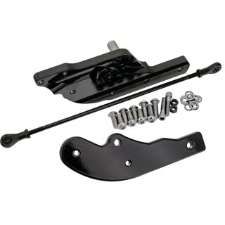 Softail Milwaukee Eight Forward Control Extension Kit Black Powder Coated