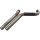 Firestarter Exhaust System , Raw Hole Heat Shield, Polished Smooth End Cap, 2,5" Outline