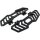Trackboard Driver Floorboards Black Anodized