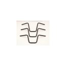 250 Narrow Ape Hanger Handlebar Black 1" Powder...