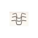 250 Narrow Ape Hanger Handlebar Black 1" Powder...