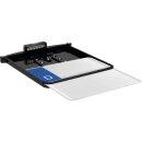 ALL-IN-ONE NANO License Plate Base Plate 3 in 1 and License Plate Light, Austria Size Black Anodized