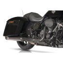 Double Slip-On Muffler Set Endcap Style Double Ring Chrome