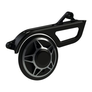 Sportster S and Nightster Front Pulley Cover Black Cut