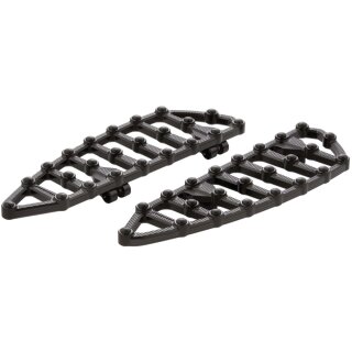 Ness MX Driver Floorboard Black für Harley Touring 99-22