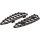 Ness MX Driver Floorboard Black für Harley Touring 99-22