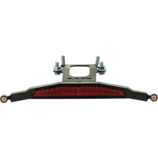 Sportster S Rear Turn Signal Bracket without Turn Signals Black Powder Coated