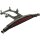 Sportster S Rear Turn Signal Bracket without Turn Signals Black Powder Coated