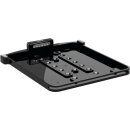 ALL-IN-ONE MICRO License Plate Base Plate 3 in 1 and License Plate Light, German Size 200x220mm Black Anodized