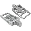 MX V1 Passenger Pegs Silver Anodized