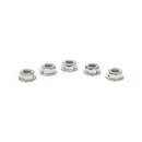 M8 X 1.25 FLANGED LOCK NUT - 25 PACK