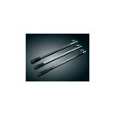 Hex Grooved Billet Antenna Aluminium Black Cut