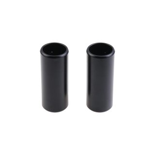 Upper Fork Cover Short Version, for OEM Front Turn Signal Position Gloss Black Powder Coated