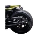 Side Mount License Plate Kit German specification 220x200mm Black Anodized