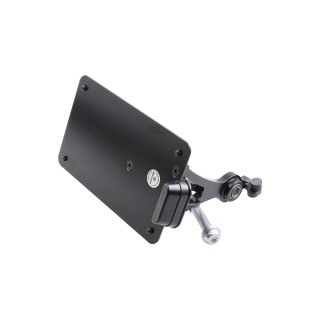 Sidemount License Plate Bracket Kit France V2 210 x 130 mm Black Powder Coated