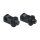Splined Peg Adapters Black Satin