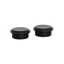 Smooth Swing Arm Axle Cover without Ricks Logo Black Satin