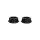 Smooth Swing Arm Axle Cover without Ricks Logo Black Satin
