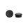 Smooth Swing Arm Axle Cover without Ricks Logo Black Satin