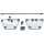 Softail Twin Cam Forward Control Extension Kit Black Powder Coated