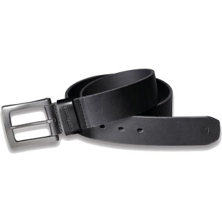 Burnished Leather Box Buckle Belt
