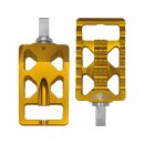 MX V1 Passenger Pegs Gold Anodized
