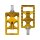 MX V1 Passenger Pegs Gold Anodized