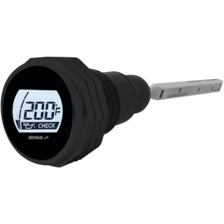 Temperature LCD Oil Dipstick 07-16 Twin Cam Touring Black