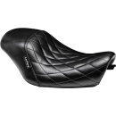 Bare Bones Solo Seat Diamond Stitch Black Vinyl