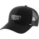 Canvas Mesh-Back Crafted Patch Cap Black