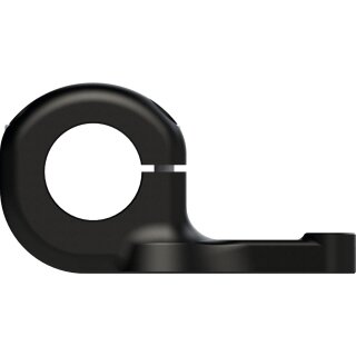 Flat Riser Kit For 1" handlebars Gloss Black Powder Coated