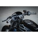 Flat Riser Kit For 1" handlebars Gloss Black Powder Coated