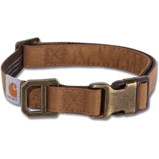 Nylon Duck Dog Collar L Carhartt Brown