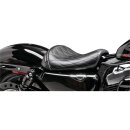 Bare Bones Solo Seat Diamond Stitch Black Vinyl