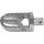 MX V2 Passenger Pegs Silver Anodized