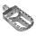 MX V2 Passenger Pegs Silver Anodized